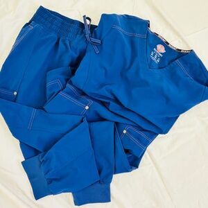 Navy Blue Dickies Scrub Set